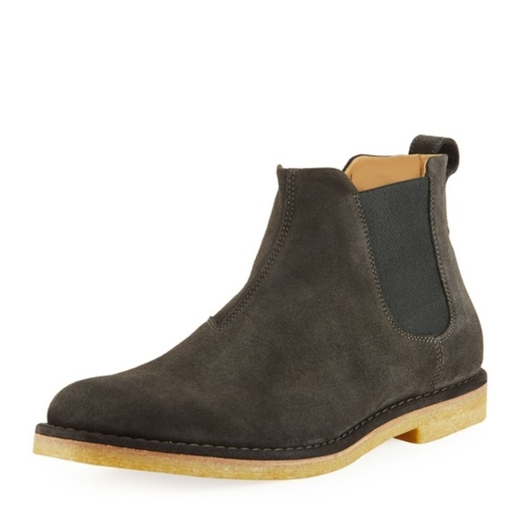 Vince Other - Vince Mens Charcoal Suade Shoe